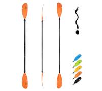 OCEANBROAD Canottaggio Regolabile per Kayak da Pesca, Albero in Lega di Alluminio con Cinturino a Remi da 240 cm-98 pollici/250 cm-102 pollici/260 cm