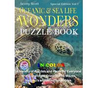 Oceanic & Sea Life Wonders Puzzle Book: Special Edition Vol 1