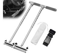 OceanicEcho Dispositivo di controllo manuale per guidatori disabili, portatile, per guida con handicap, guida manuale per feriti, handicap, ausili alla guida di auto, grigio