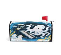 Oceano animale mare Piano Blu Decorativo mailbox coperture magnetiche per l'inverno carino pasqua mailbox copre dimensioni standard Caja de correos