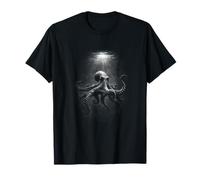 Oceano Octopus Underwater Abyss Scena Maglietta