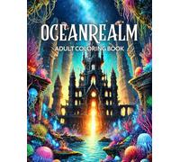 Oceanrealm Adult Coloring Book: Magical Ocean Creatures and Fantasy Underwater Scenes for Relaxation