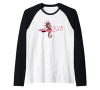 Oceans of Luxury Seahorse Maglia con Maniche Raglan