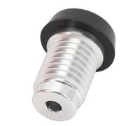 oceanside Vite Inferiore del Set di Biliardo, Piscina in Lega di Alluminio Tappo di Fondo con Paraurti in Gomma, Copertura di Coda per Cue Protettiva