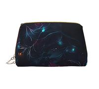 OCELIO The Girl In The Dream, borsa cosmetica portatile in pelle (grande), pochette in pelle con cerniera, borsa da viaggio, borsa da viaggio, bianca, taglia unica, bianco, Taglia unica