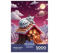Ocelot 1000 Pieces Puzzle Creative Pet Cats Children's Jigsaw for Adults from 14 Years Gift Jigsaw Games 70x50cm/1000pcs