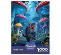 Ocelot 1000 Pieces Puzzle Creative Pet Cats Jigsaw Puzzle for Adults for Adults from 14 Years Educational Gift for Children Jigsaw Games 70x50cm/1000pcs