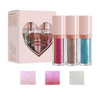 Oceo Liquido Multicromo - 3 Pacco COLORE CAMBIAMENTO ECCHIO Pigment, Trucco Per Gli Occhi Glitter | Oscero Di Shine High-Wear Long Per Feste Di Halloween, Sguardi Drammatici, Trucco Da Palcoscenico O