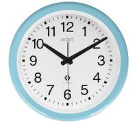 OCEST Orologio da parete impermeabile sigillato per interni ed esterni, grande orologio da parete impermeabile da 30.5 cm, silenzioso, non ticchettiato, veranda, giardino (blu)