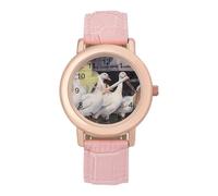 Oche Tempo Libero Donna Custom Watch Fashion Soft Strap Orologi da Polso Regali per Compleanni San Valentino