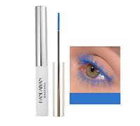 OCHILIMA Mascara 4D, mascara in fibra colorata, incantevole mascara di lunga durata, ciglia spesse/lunghe, trucco per occhi impermeabile e resistente alle sbavature (Sky Blue)