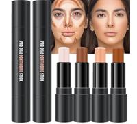 OCHILIMA Set di 4 colors Contour Stick Makeup Set Cream Concealer Stick Contouring Palette Makeup Kit per principianti, Nose Bronzer Sticks, Liquid Face Highlighter Make up