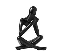 Ochine Statua decorativa per libreria, statuetta da lettura, decorazione per libreria, arte astratta che legge pensatore, scultura estetica, moderna statuetta estetica per casa, ufficio, mensola