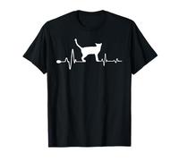 Ocicat Cat Heartbeat Funny Kitten for Cats Lovers Maglietta