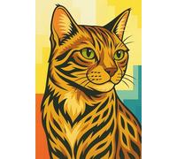 Ocicat Notebook: Cartoon Journal, Diary, Writing Pad: A bold gift for Kids, Cat Lovers, Ocicat Fans, Animal Enthusiasts, Family, Friends, Loved Ones & Creative Spirits