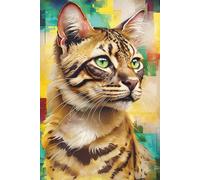 Ocicat Notebook: Journal, Diary, Lined Notepad: A sophisticated and captivating gift for family, friends, loved ones, kids, cat lovers, feline enthusiasts, Ocicat fans, and proud cat parents