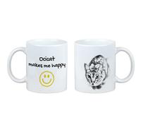 Ocicat tazza con un gatto Mi rende felice Art-Dog