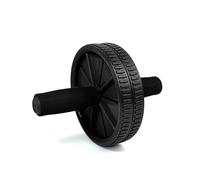 OcioDual Addominali Attrezzi, Ruota Addominali con Maniglia, Esercizi a Casa, per il Core, Flessibilità e Forza, Rullo per Palestra in Casa, AB Wheel, Nero