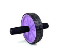 OcioDual Addominali Attrezzi, Ruota Addominali con Maniglia, Esercizi a Casa, per il Core, Flessibilità e Forza, Rullo per Palestra in Casa, AB Wheel, Viola