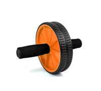 OcioDual Addominali Attrezzi, Ruota Addominali con Maniglia, Esercizi a Casa, per il Core, Flessibilità e Forza, Rullo per Palestra in Casa, AB Wheel, Arancia