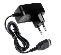 OcioDual Caricabatteria Muro Trasformatore 2 Pin EU Nero Compatibile con DS Game Boy Advance SP NDS GBASP Alimentatore di Rete Caricatore Europlug