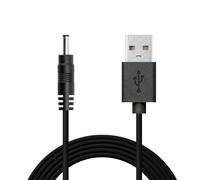 OcioDual Cavo Alimentazione da USB a DC, Alimentatore 5V 2A 3,5mm, AC/DC Adapter, Adattore AC 5V, Cavo di alimentazione universale per telefoni Tablet, Fotocamera, LED, Dritto, Nero