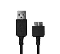 OcioDual Cavo Caricabatterie USB Compatibile con PSP Vita, PSV1000, Cavo 2 in 1, Cavo Dati di Sincronizzazione 5 V, 2 a, USB 2.0, Nero 1,2 M