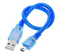 OcioDual Cavo di ricarica e dati Cavo USB 2.0 Tipo A a Mini B 5 Pin Maschio Pin 30 cm Blu Compatibile Nano V3.0