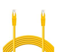 OcioDual Cavo Ethernet Cat.6 di 1m Cavo di Rete UTP AWG24 Giallo 1 Gbps 250 MHz con Connettore RJ45, Compatibile con PC PS5 PS4 XBOX X/S TV BOX ROUTER NAS Server Cat.5 e Cat.5e