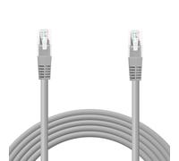 OcioDual Cavo Ethernet Cat.6 di 2m Cavo di Rete UTP AWG24 Grigio 1 Gbps 250 MHz con Connettore RJ45, Compatibile con PC PS5 PS4 XBOX X/S TV BOX ROUTER NAS Server Cat.5 e Cat.5e