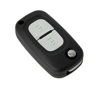 OcioDual Chiave a 2 Pulsanti Compatibile con Renault Clio Kangoo Master Modus Trafic Twingo Wind, Guscio Telecomando a Distanza, Cover Auto Sostituzione Custodia Fob di Ricambio Shell Case