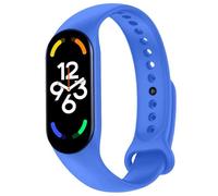 OcioDual Cinturino di Ricambio Blu Compatibile con Xiaomi Mi Band 6 5 Amazfit Band 5 Braccialetto Bracelet Bracciale Silicone Sostitutivo