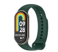 OcioDual Cinturino di Ricambio Compatibile con Xiaomi Mi Band 9 y Mi Band 8, Meditazione Verde, Cinturino di Ricambio in Silicone, Morbida Gomma Sportiva Traspirante Flessibile