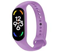 OcioDual Cinturino di Ricambio in Silicone, Lavanda, Compatibile con Xiaomi Band 7 6 5, Compatibile con Amazfit Band 5, Bracciale in Gomma Morbida e Flessibile, Sport Band