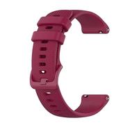 OcioDual Cinturino Orologio 18mm, Cinturino Smartwatch 18mm in Silicone, Sgancio Rapido, Cinturini Orologio Uomo, Cinturini Smartwatch, Compatibili con Modelli Universali, Vino Rosso