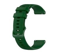 OcioDual Cinturino Orologio 18mm, Cinturino Smartwatch 18mm in Silicone, Sgancio Rapido, Cinturini Orologio Uomo, Cinturini Smartwatch, Compatibili con Modelli Universali, Verde Militar