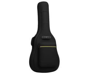 OcioDual Custodia Chitarra Classica, Custodia Chitarra Acustica, Zaino con Tasca Esterna e Maniglia per il Trasporto, Imbottita, Base in gomma, Morbida Borsa Zaino Nylon Tracolle, Nero