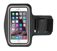 OcioDual Fascia da Braccio Sportiva di Transporto Armband 160x80mm con Portachiavi per MP3 MP4 Nero Cinturino Regolabile