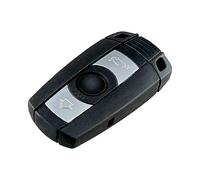 OcioDual Guscio per Chiave a 3 Pulsanti compatibile con BMW Serie 1 3 5 120 E60 E61 E70 E81 E87 E90 E91 E92 320, Custodia Telecomando Auto, Custodia Chiavi Auto con Lama Vergine