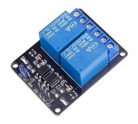 OcioDual Modulo Scheda Relè 2 Canali Optoisolati 10A 250V Optoaccoppiatore 5VDC con LED per Raspberry AVR PIC DSP ARM TTL logic
