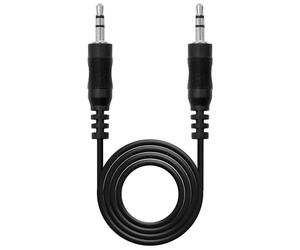 OcioDual Nanocable Jack 3,5 mm maschio/maschio 1,5 m Nero