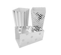 OcioDual Scatole di Popcorn, Baby Shower, Scatole per Feste, Natale, Compleanno, Mini Scatola per Feste, Scatola retrò, Patate, Nuggets, Scatole per Caramelle per Macchina per Popcorn, 18 Pezzi