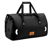 OCKLILY Borsa impermeabile per moto, borsa da viaggio impermeabile arrotolabile e borsa per coda, borsa da viaggio per moto, con valvola dell'aria e tasca interna, nero, 30 l, Nero, 30L, Design