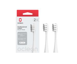 Oclean Bürstenkopf Prof. Clean - Grau, 2er Pack