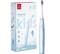 Oclean Spazzolino elettrico sonico per bambini, setole morbide adatte ai bambini, spazzolatura ultra silenziosa, timer integrato da 2 minuti, impermeabile IPX7, per bambini dai 5 anni in su (blu)