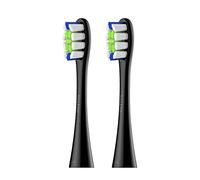 Oclean Testine di Ricambio Professional Clean B02, Adpt per tutte le spazzole elettriche oceaniche per adulti, Setole DuPont ™ certificate dalla FDA, Testa a pennello a forma di W, 2 Pezzi, Nero