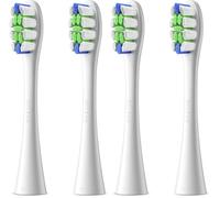 Oclean Testine di Ricambio Professional Clean W02, Adpt per tutte le spazzole elettriche oceaniche per adulti, Setole DuPont certificate dalla FDA, Testa a pennello a forma di W, 2 Pezzi, Bianco