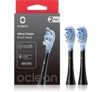 Oclean Ultra Clean UC02 testina di ricambio Nero 2 pz