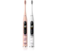 Oclean X10 Set spazzolino sonico elettrico CONFEZIONE DUO Pink & Silver