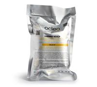 Ocleo bendaggio pronto termogenico ad effetto caldo riducente cellulite - 2 bende 10 cm. x 9 mt. in estensione - ml 225